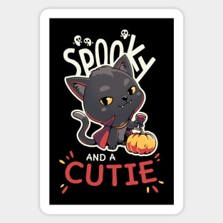 Spooky and a Cutie Black Cat Sticker